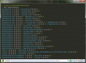 dep.exe output sample